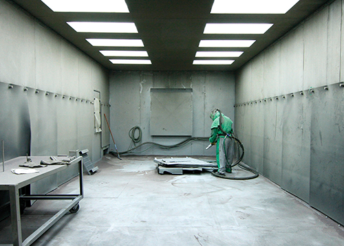 Blast room - Powder Coating Services