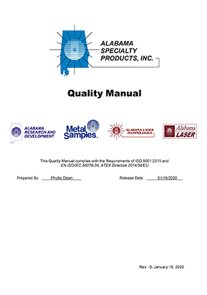 Quality Assurance - Alabama Laser